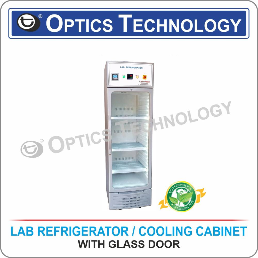 प्रयोगशाला रेफ्रिजरेटर (कूलिंग कैबिनेट) (ग्लास दरवाजे के साथ)