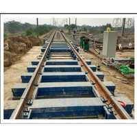 In Motion Rail Weighbridge - Color: Blue