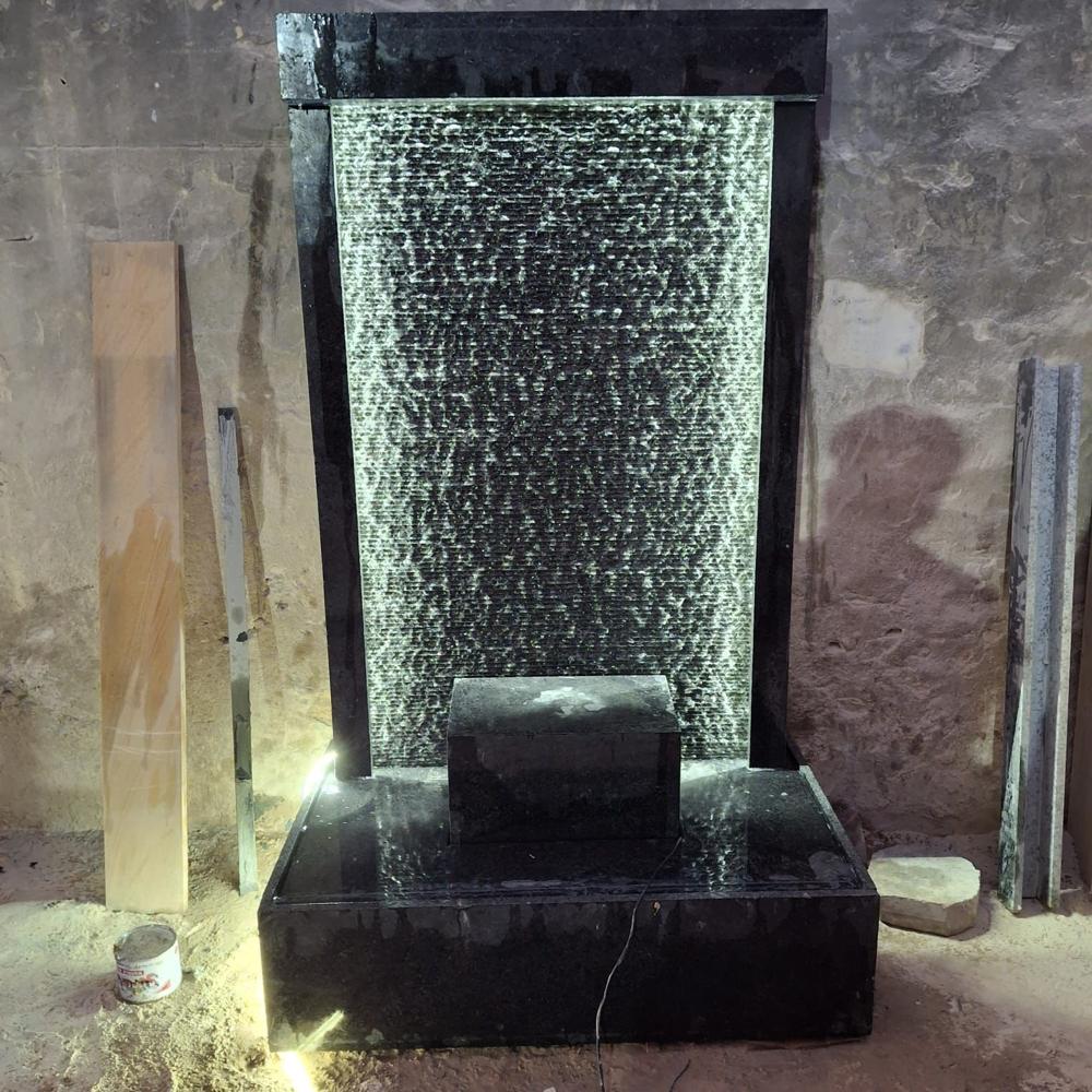 Black bubble Marble fountain