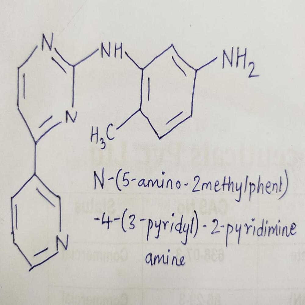 N-(5-amino-2-methylphenl)-4-(3 pyridyl)-2 pyrimidine-amine