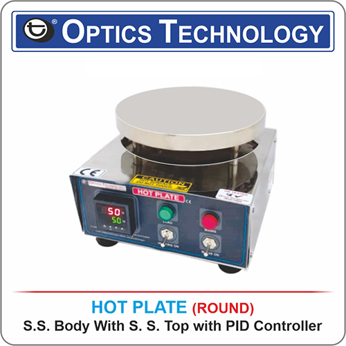 Hot Plate (Round) SS Body with SS Top with PID Controller