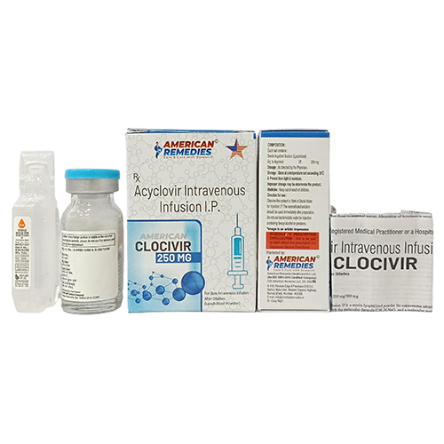250 MG एसीक्लोविर इंट्रावेनस इन्फ्यूजन आईपी