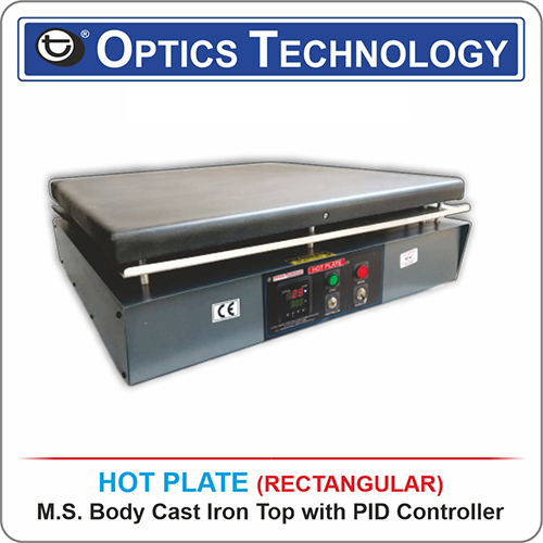 Hot Plate (Rectangular) MS Body Cast Iron Top with PID Controller