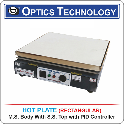 Hot Plate (Rectangular) MS Body with SS Top with PID Controller