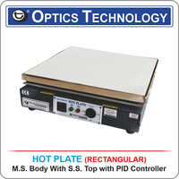 Hot Plate (Rectangular) MS Body with SS Top with PID Controller