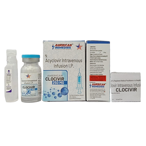 250 MG एसीक्लोविर इंट्रावेनस इन्फ्यूजन आईपी