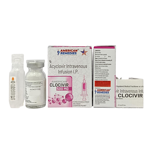 500mg Acyclovir अंतःशिरा अंतःस्रव IP