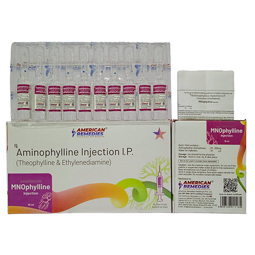 10 Ml Aminophylline Injection Ip - Physical Form: Liquid