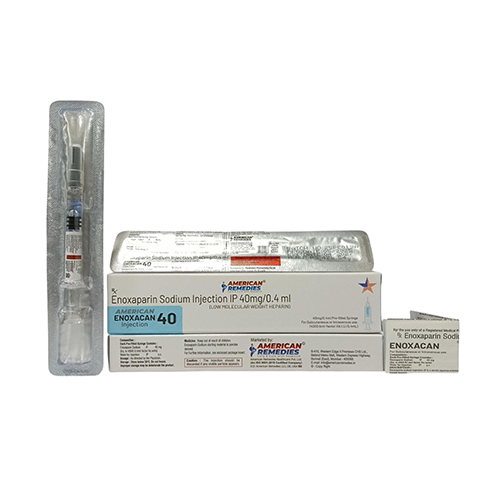 40mg Enoxaparin Sodium Injection IP