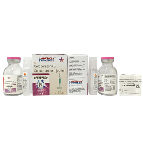 1.5gm Cefoperazone And Sulbactam For Injection