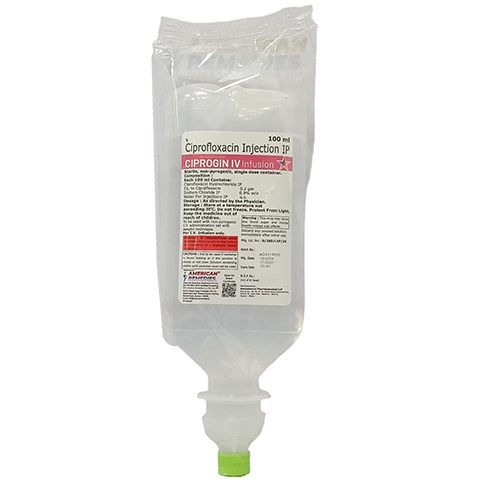 100 ML Ciprofloxacin Injection BP
