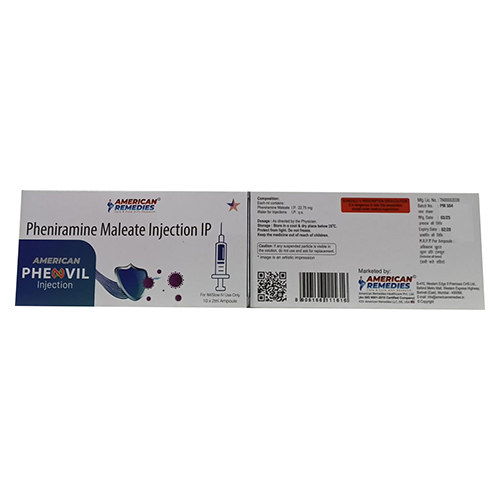 Pheniramine Maleate Injection IP
