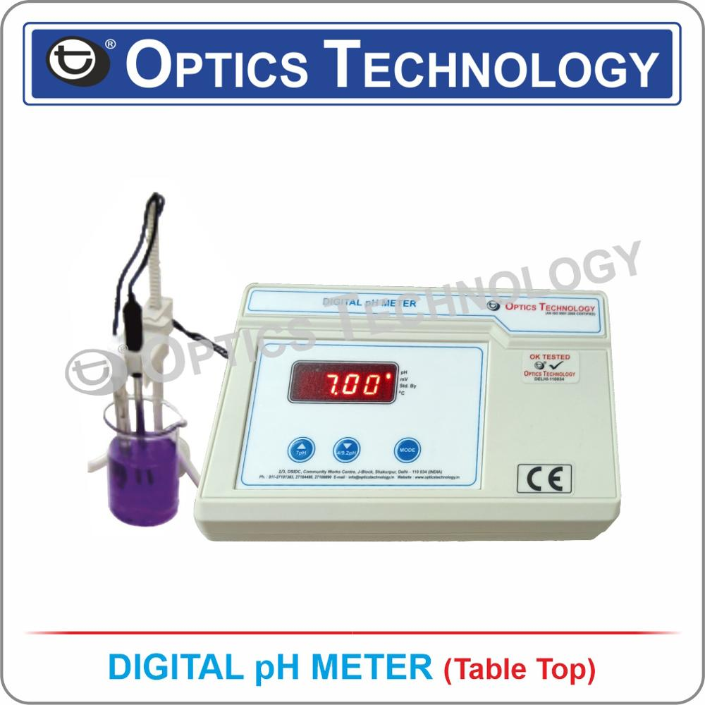 Digital Ph Meter (Table Top) - Color: White