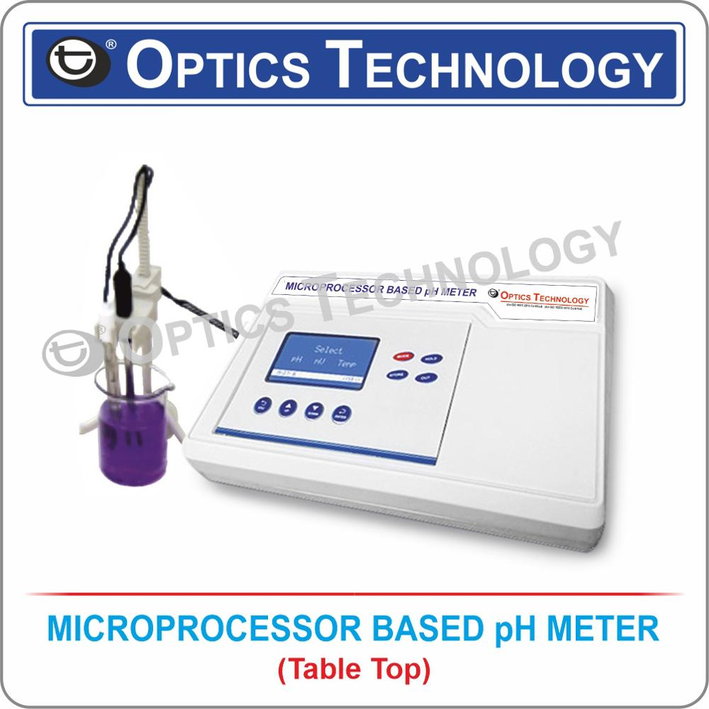 Microprocessor Based Ph Meter (Table Top) - Material: Plastic