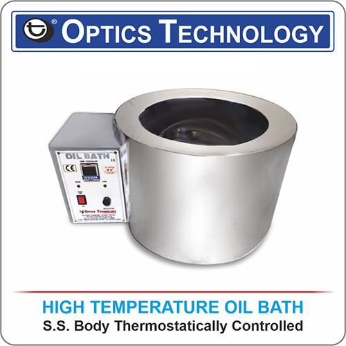 High Temperature Oil Bath SS Body Thermostatically Controlled
