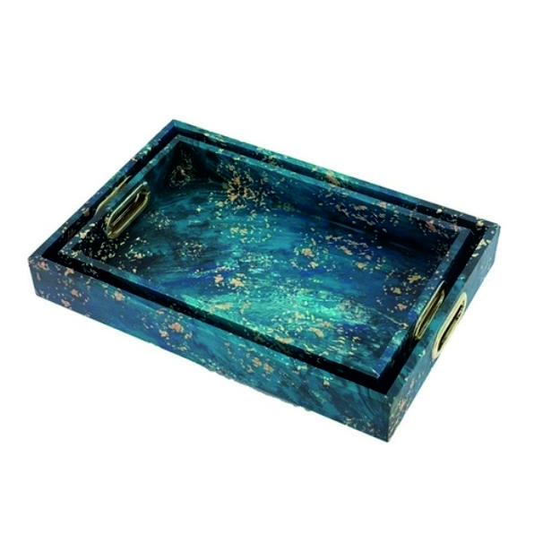 BEAUTIFUL OODEN SERVING TRAY NATURAL LOOK 