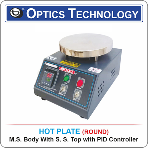 Hot Plate (Round) MS Body with SS Top with PID Controller
