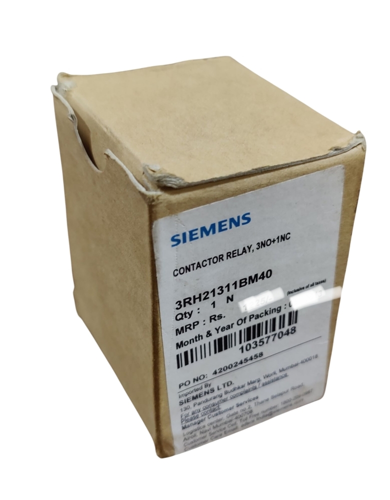 SIEMENS CONTACTOR 3RH21311BM40