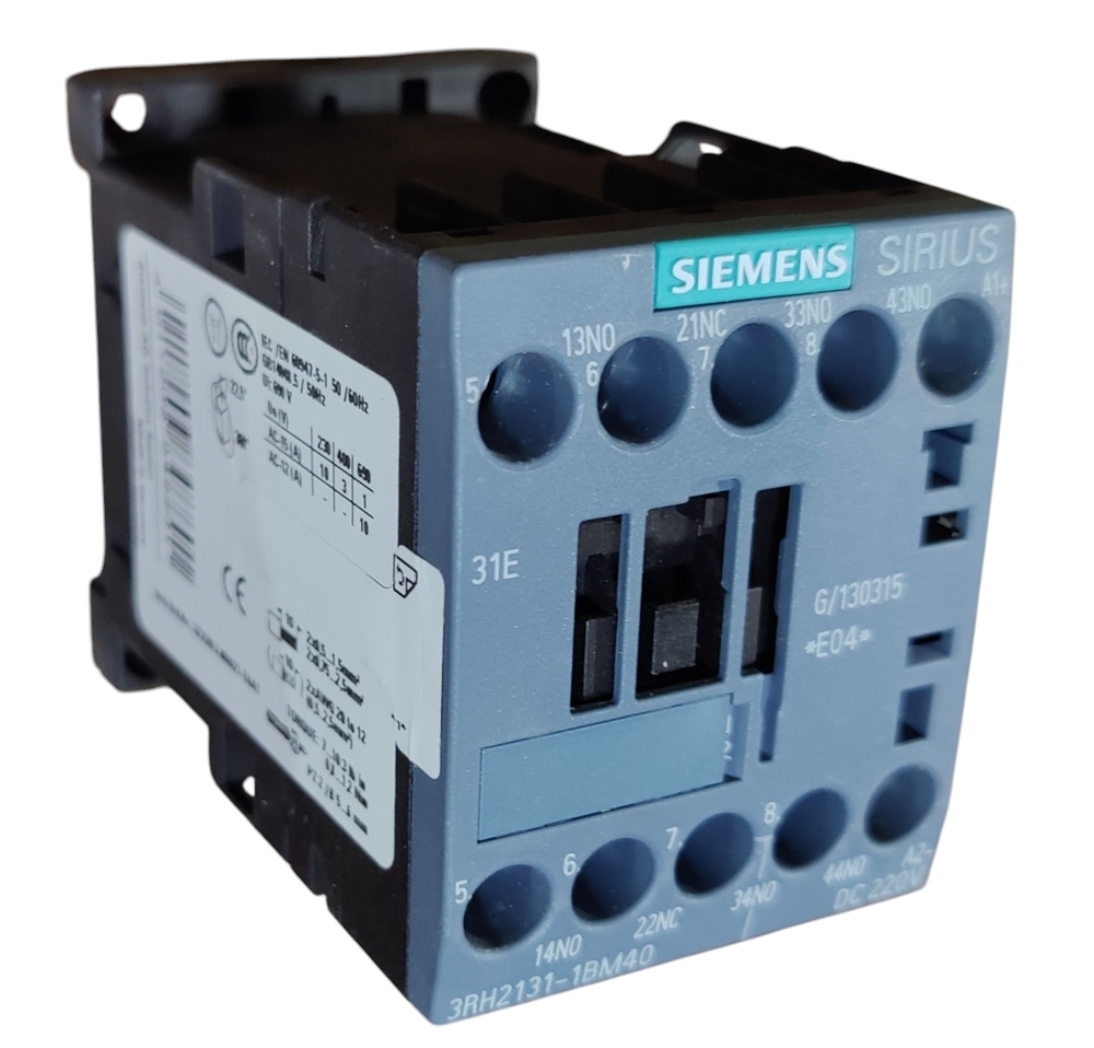 SIEMENS CONTACTOR 3RH21311BM40