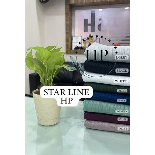 स्टार लाइन फैंसी लाइक्रा टी-शर्ट fabrics