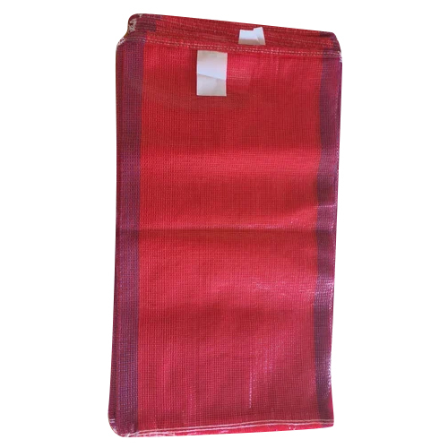 Pp Onion Packaging Leno Bag - Color: Red