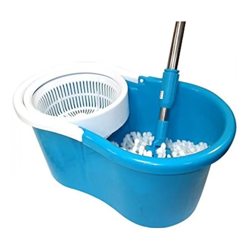 Mop With Steel Basket
