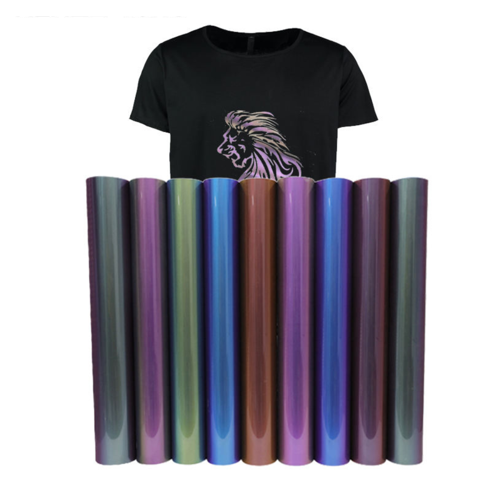 PU Chameleon HTV Color Change Hologram Aurora Effect Heat Transfer Vinyl