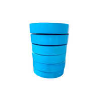 Taffeta Blue Colour Ribbon Roll - Print Size: 100 M (length)