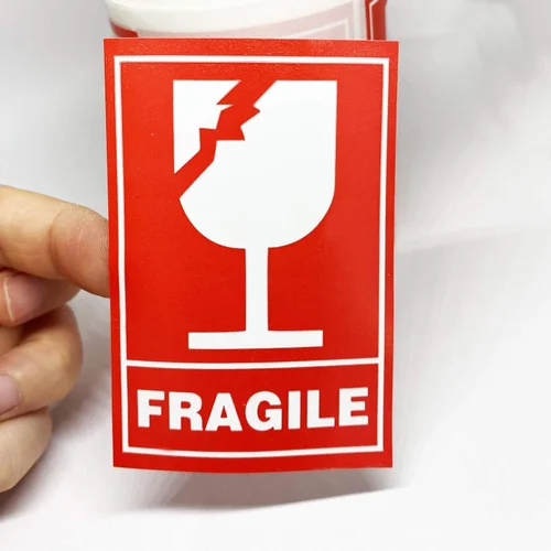 Fragile Paper Sticker