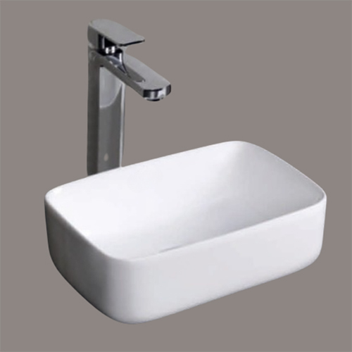 Modular Ceramic Basin - Color: White