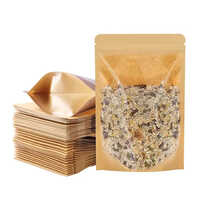 50 Grams Kraft Paper Stand Up Pouch With Zip Lock