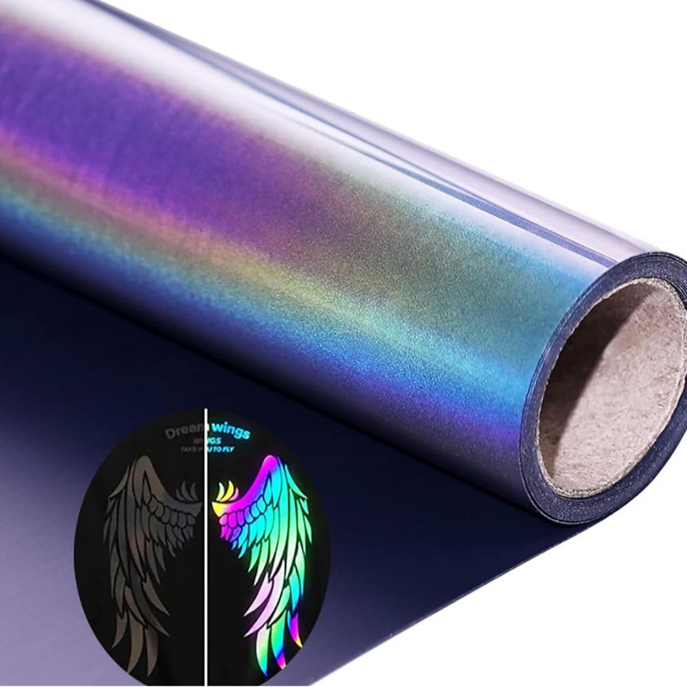 Rainbow Reflective Transfer Vinyl For T-shirt Printing