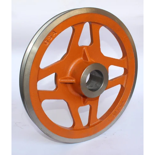 55mm Cast Iron Orange Taper Lock Bush Pulley