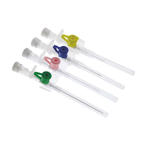 Iv Cannula With Wings And Injection Port - Color: White