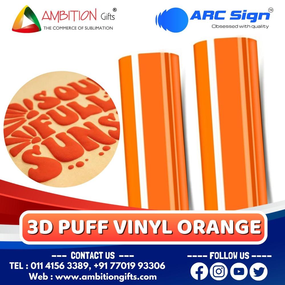 High quality 3D puff heat transfer vinyl heat transfer pet film
