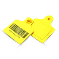 Uhf Rfid Animal Ear Tag - Color: Yellow