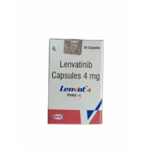 4mg Lenvatinib Capsules - 10x10 Strips, 4mg Dosage Per Capsule | Suitable For Adults, Store In Cool Place, General Medicine Form