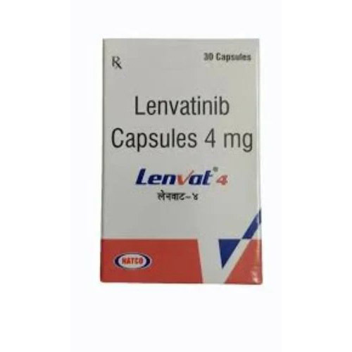 4mg Lenvatinib Capsules - 10x10 Strips, 4mg Dosage Per Capsule | Suitable For Adults, Store In Cool Place, General Medicine Form