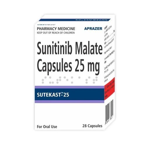 25mg Sunitinib Malate Capsules