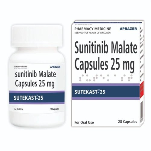 25mg Sunitinib Malate Capsules