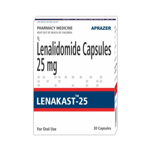 25mg Lenalidomide Capsules - 30 Capsules Per Box | General Medicine, Suitable For Adults, Store At Room Temperature