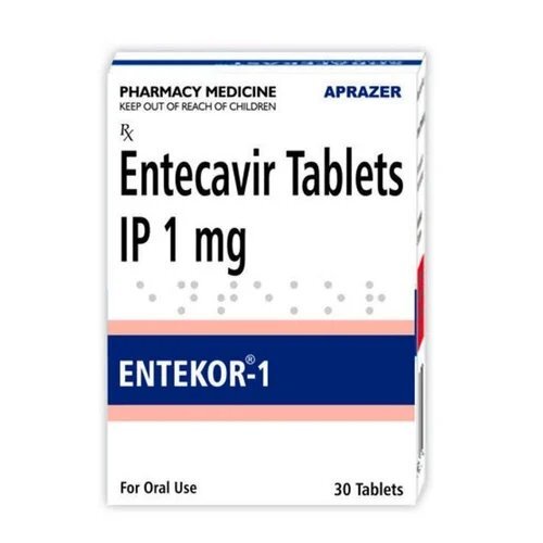 1mg Entecavir Tablets Ip - Drug Type: General Medicines