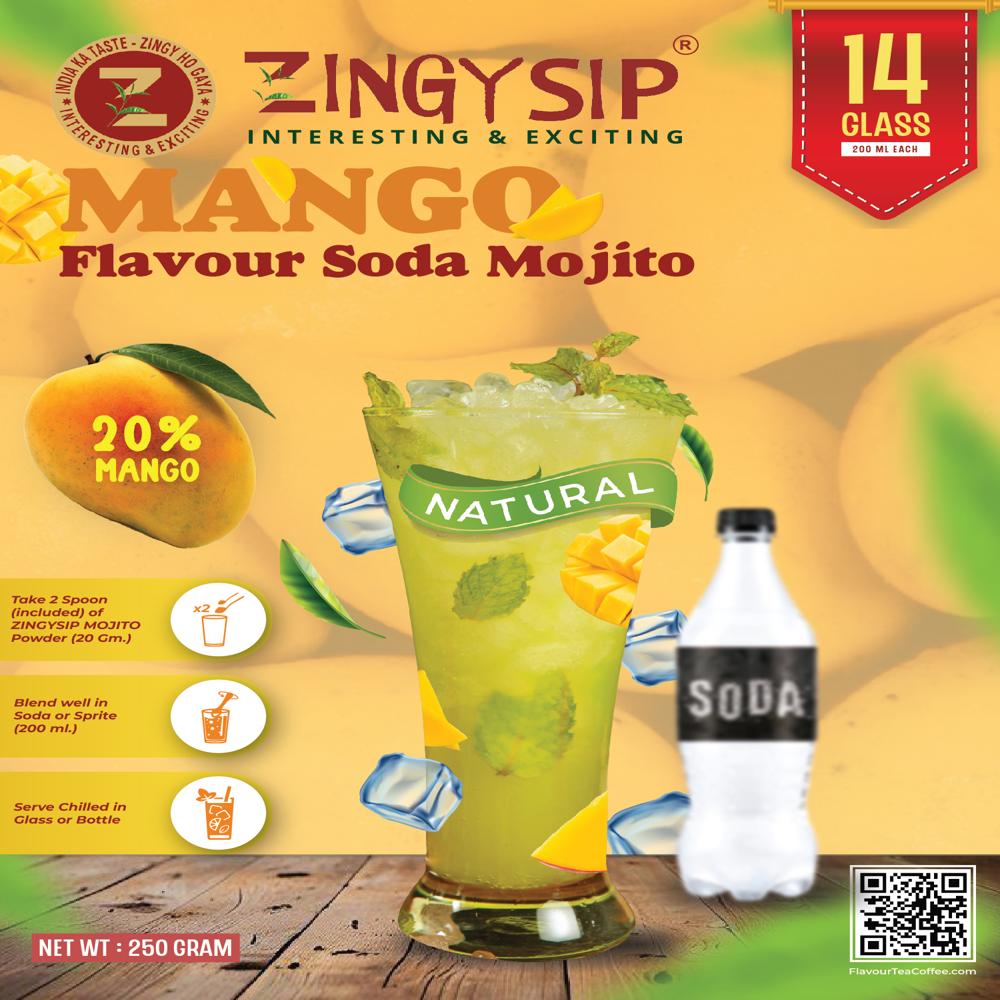 Natural Flavour Mango Mojito Drink