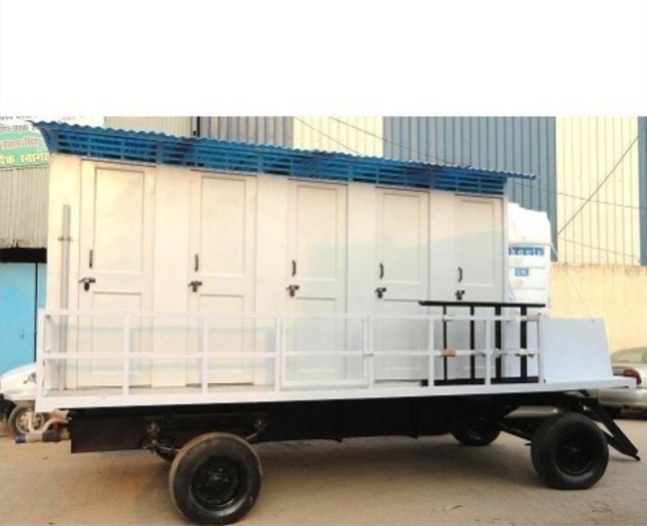 10 Seater Mobile Toilet Van - Color: White