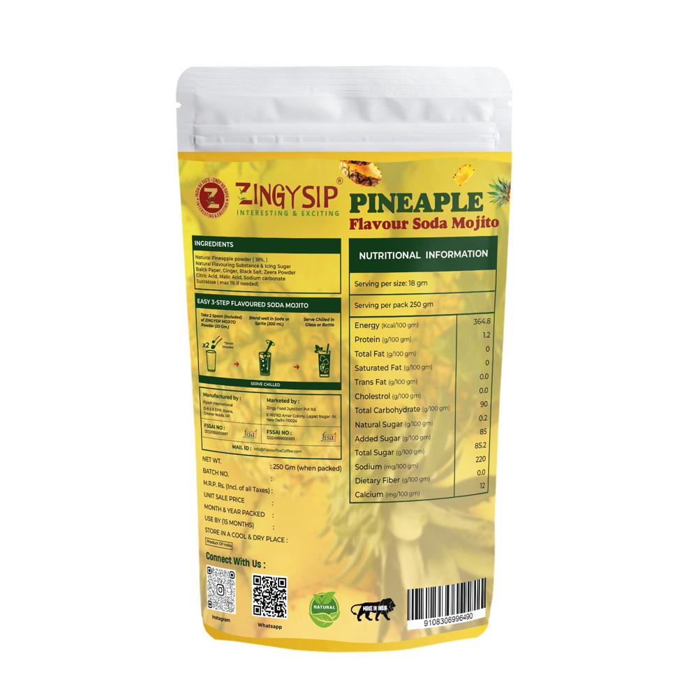 Natural Flavour Pineapple Mojito Drink