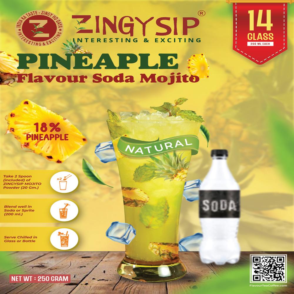 Natural Flavour Pineapple Mojito Drink