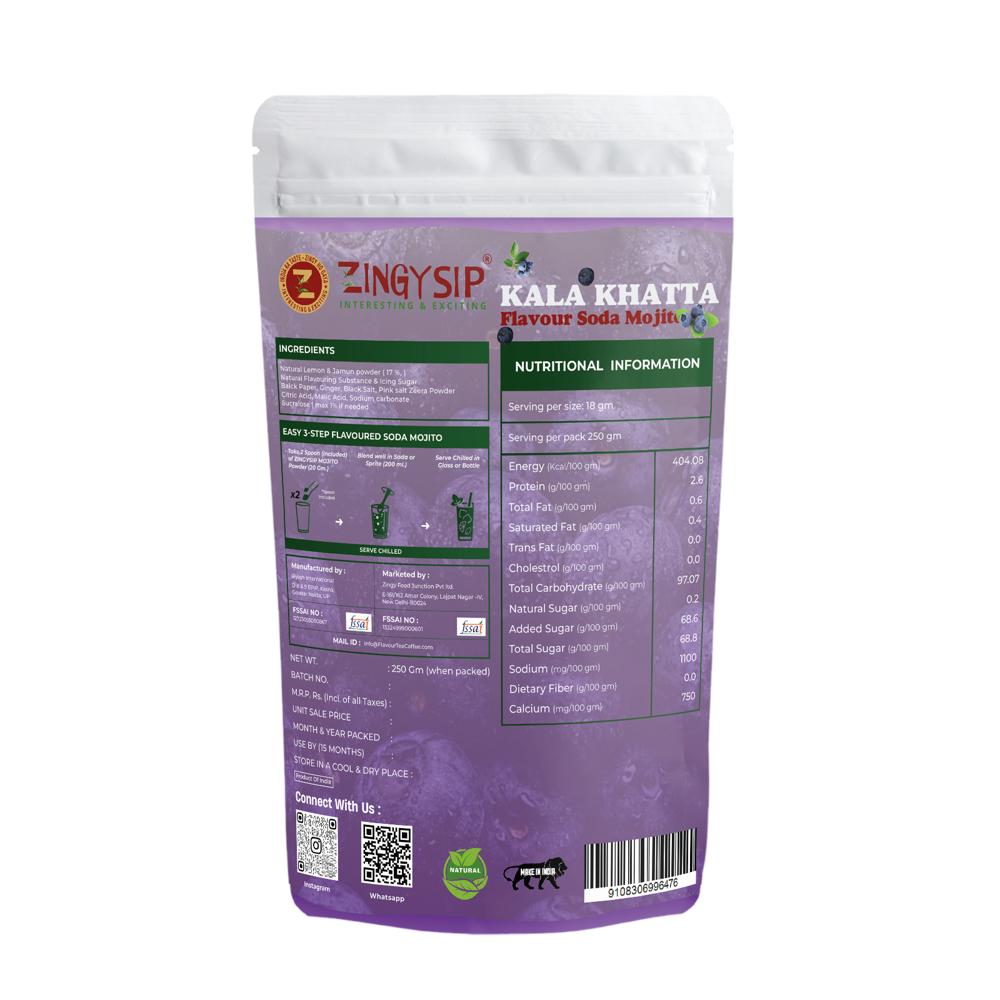 Natural Flavour Kala Khatta Mojito Drink