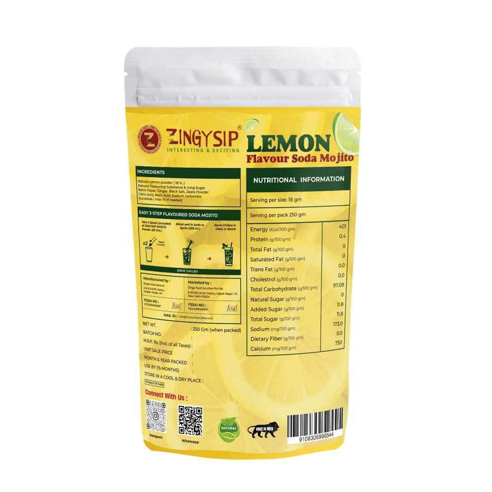 Natural Flavour Lemon Mojito Drink