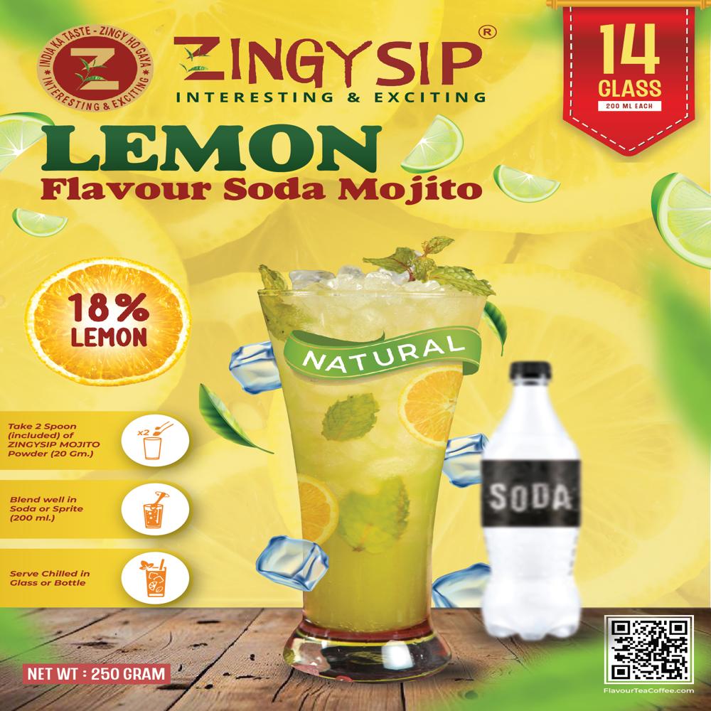 Natural Flavour Lemon Mojito Drink