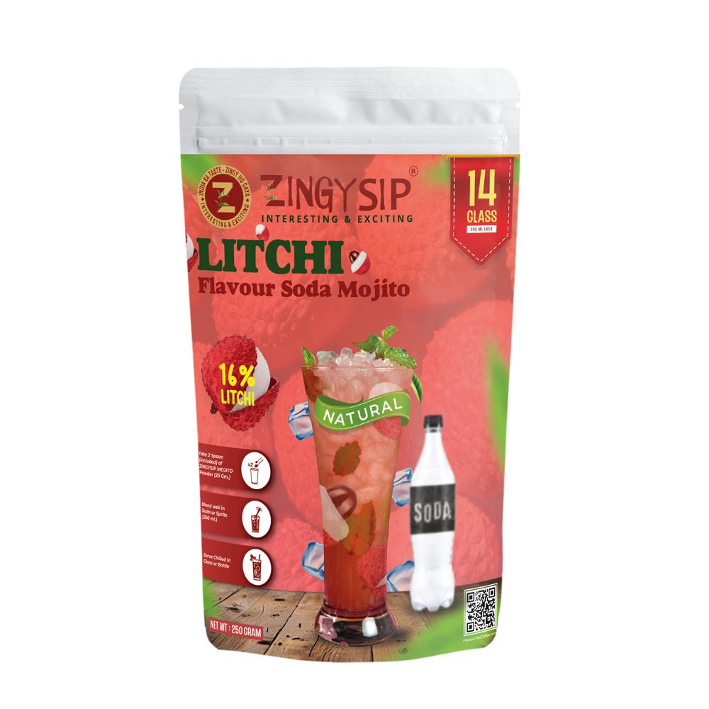 Natural Flavour Litchi Mojito Drink